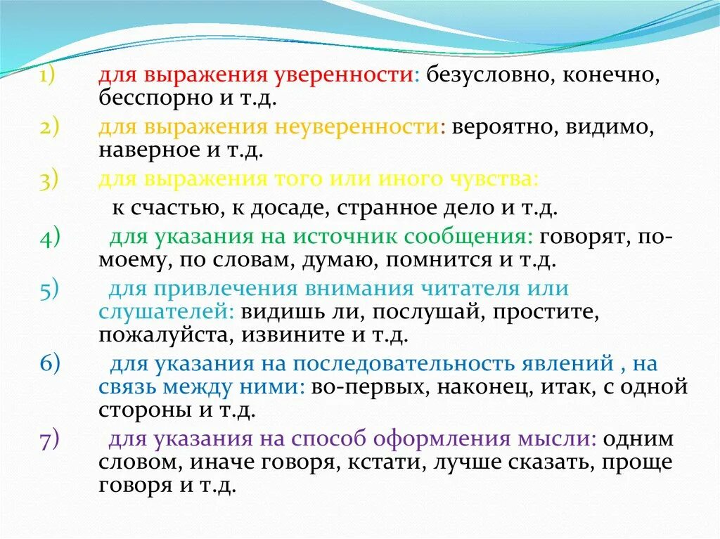 Предложение на слово конечно. Безусловно вводное слово и словосочетание. Вводные слова для выражения уверенности неуверенности. Словосочетание со словом конечно. Предложение со словом безусловно.