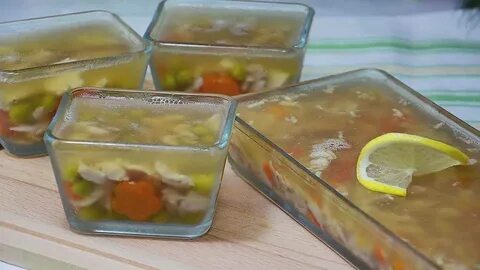 Заливное из курицы без желатина