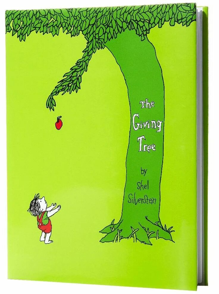 The giving tree. What book gave you the idea ответы. give back book.