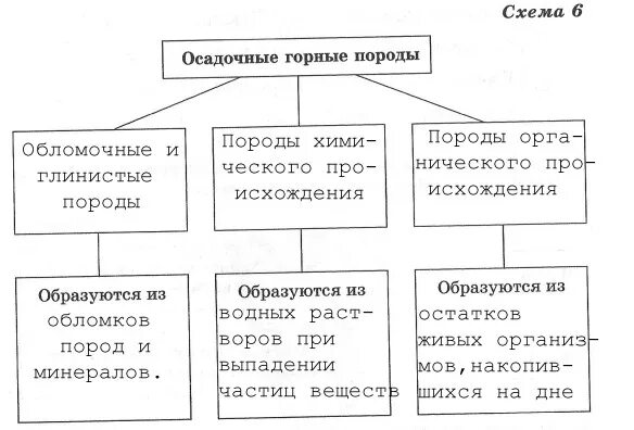 Горные породы 6 класс таблица. Схема магматические осадочные метаморфические горные породы. Как различаются осадочные горные породы по происхождению. Осадочные породы схема. Образование осадочных горных пород.