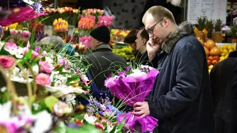 Buying flowers