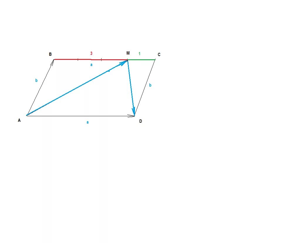 В параллелограмме авсд сторона аб 7. Начертите параллелограмм ABCD. Начертите параллелограмм ABCD чертеж. Ab+CD векторы. Параллелограмм ABCD вектора.