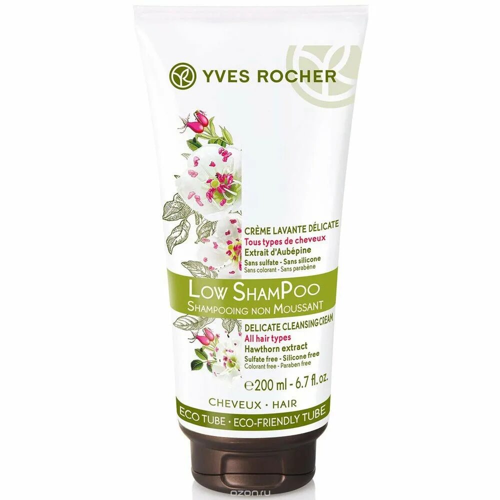 Крема шампуни купить. Yves Rocher крем шампунь. Ив Роше Low Shampoo. Безсульфатный шампунь Ив Роше. Ифроше. Шампунь безсульфатный.