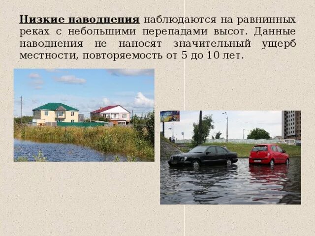 Подтопление пример. Подтопление пример