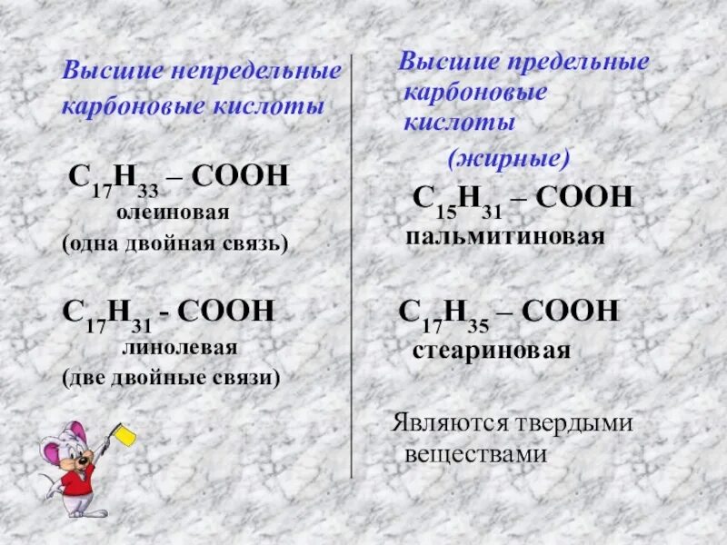 С15н31соон. Предельные карбоновые кислоты. Высшие карбоновые кислоты предельные и непредельные. Соон-соон. Кислоты доклад по химии.