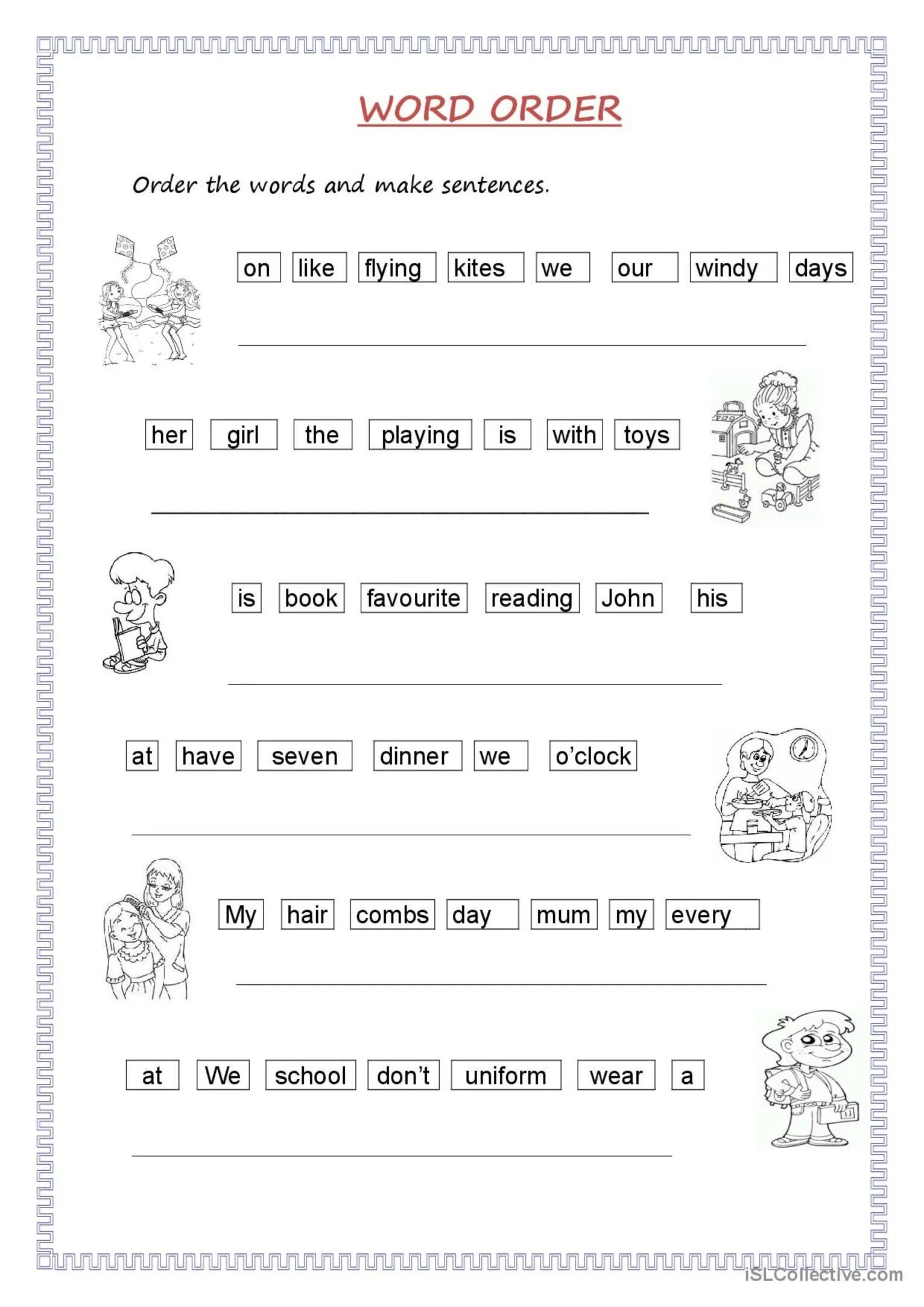 Worksheets 4 класс. Английский чтение worksheets for kids. Worksheets чтение. Worksheets 3 класс english. Word order elementary.