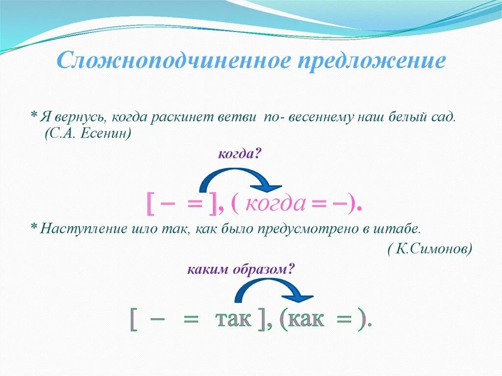 Сколько сложноподчиненных предложений