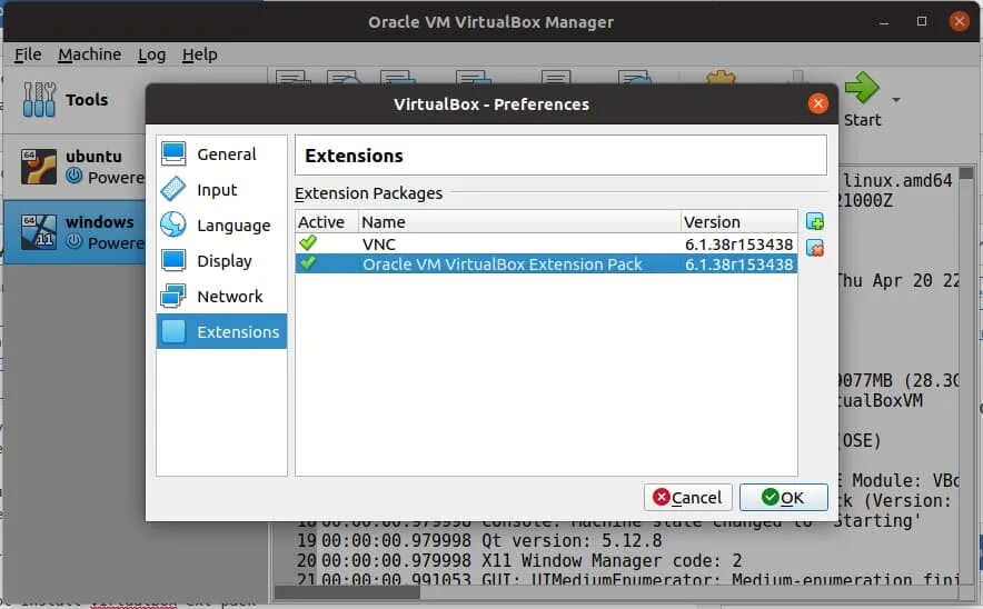 Vm virtualbox extension pack. Общий буфер обмена VIRTUALBOX Linux. VIRTUALBOX не видит USB. Виртуалка для гг.