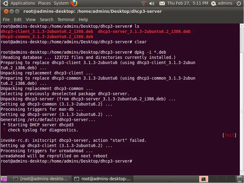 Клиент 3.3 5. Linux сервер. Настроить DHCP сервер Linux Ubuntu. Файловый сервер на Linux. Запустить DHCP сервер Linux.