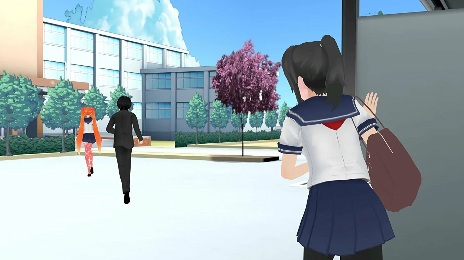 Включи yandere simulator. Яндере симуллято.