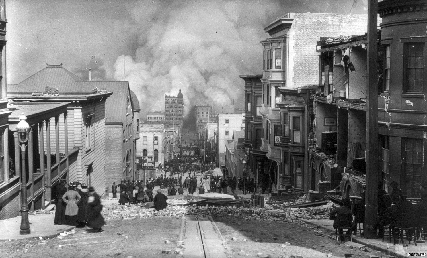 Землетрясение в сан франциско. Землетрясение в Сан-Франциско 1906 года. Сан Франциско 1906 год. Землетрясение в Сан Франциско 1906г. Пожар в Сан Франциско 1906.