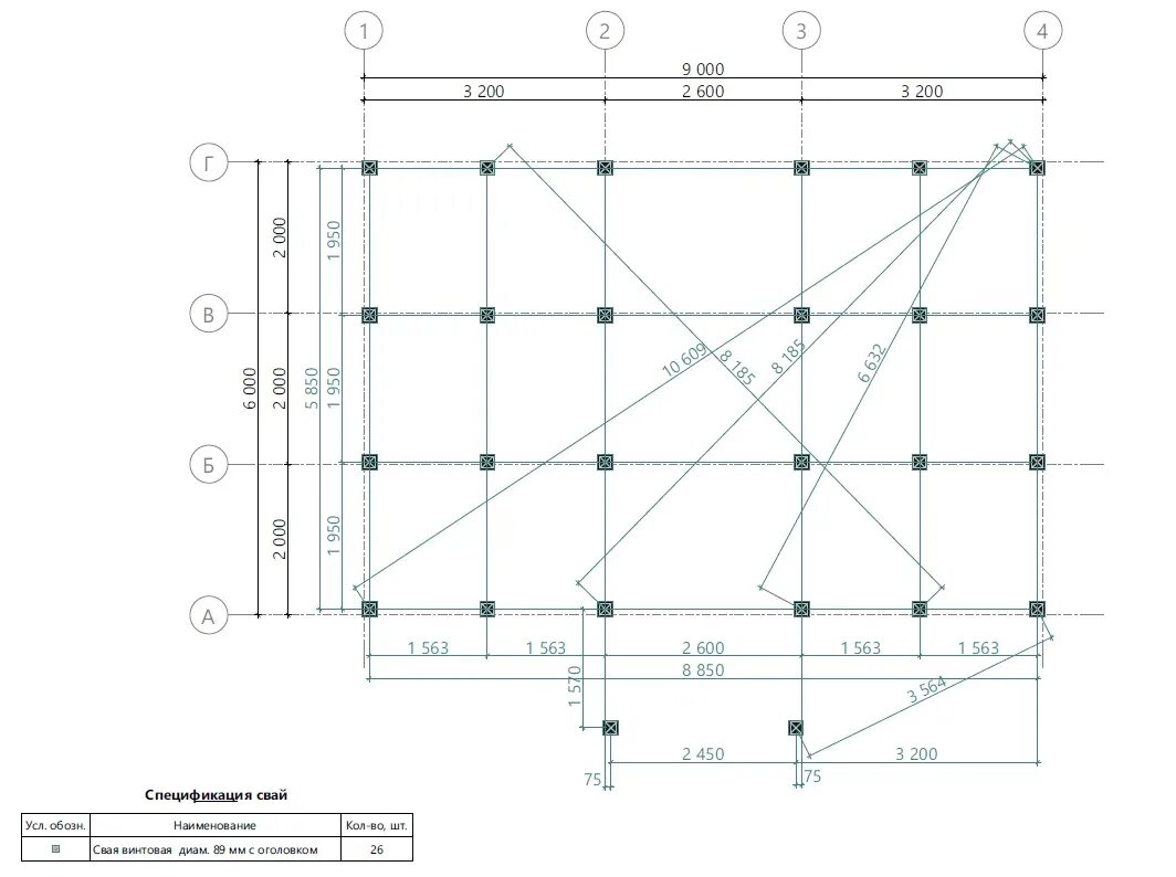 Какие винтовые сваи для каркасного дома. Свайный фундамент под каркасный дом 9х9. Свайное поле 6х6 схема. Свайное поле 6 на 6. Калькулятор чертежи свайного поля винтовых свай.