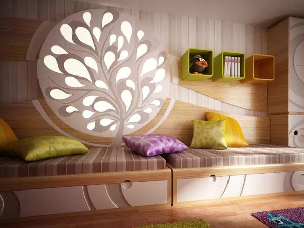 Designer Spiegel - Dekoideen mit glänzenden Accessoires Metal tree wall art, Hom
