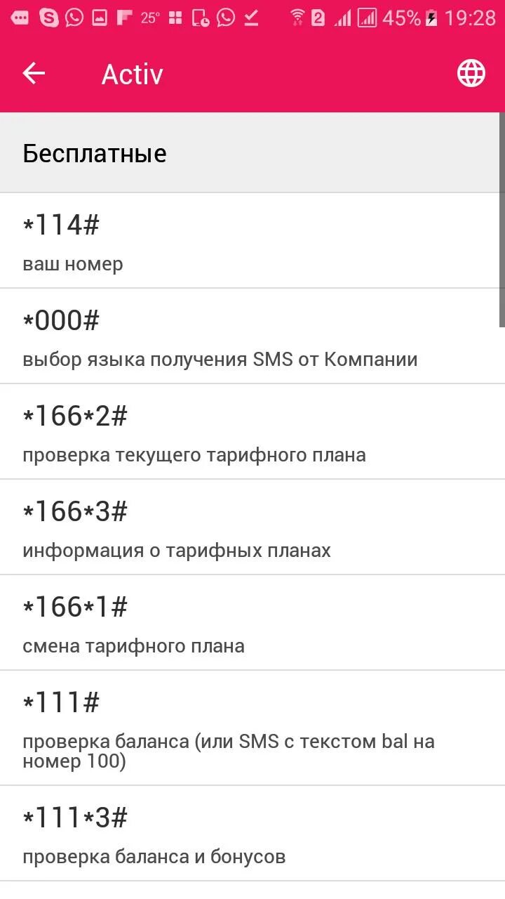 Узнать свой номер Актив. Полезные USSD команды. Тарифные планы Актив. Как проверить тариф на активе.