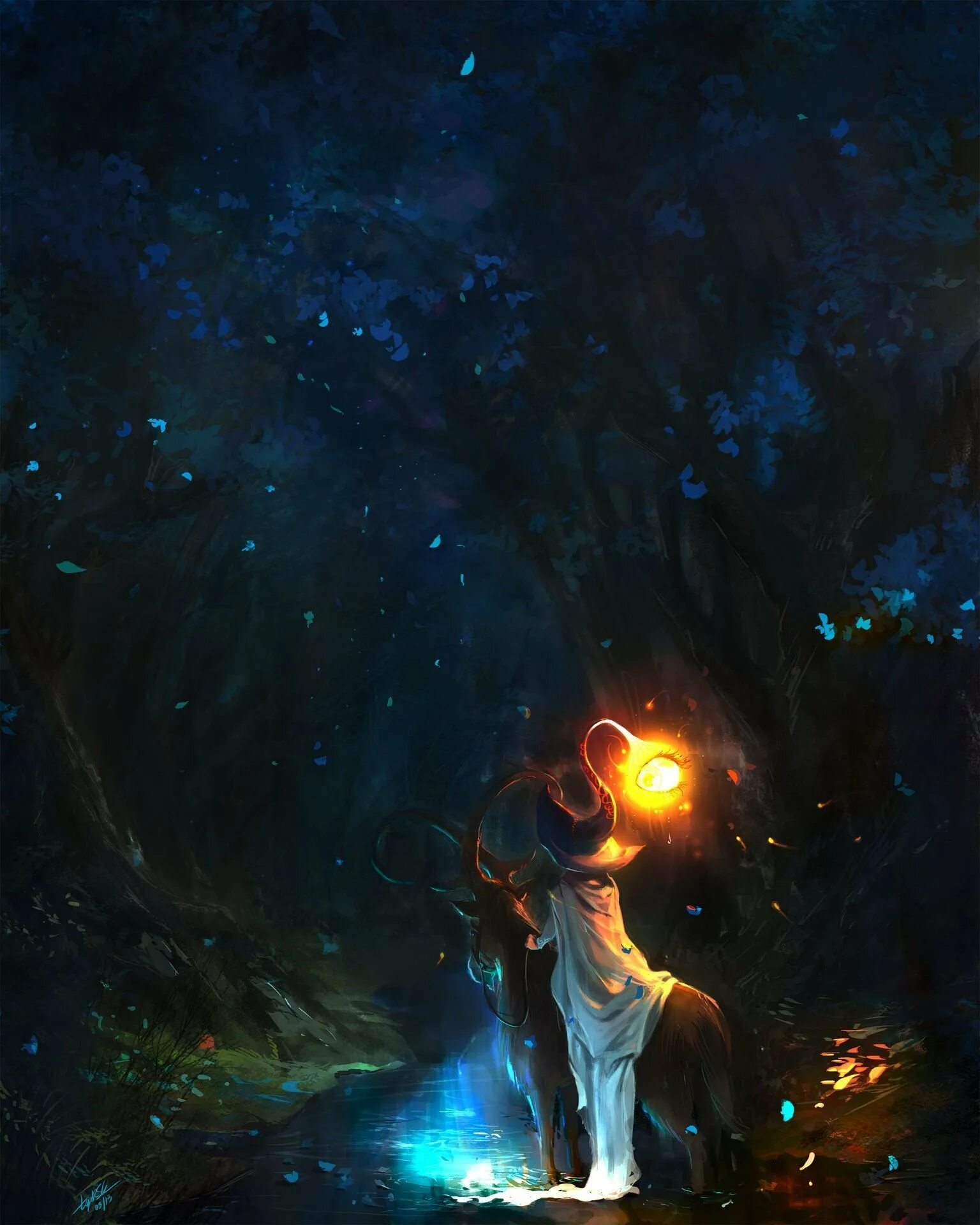 Волшебство ночи. Волшебная ночь. Ночь колдовства. Сказочный сон. Магия арт.