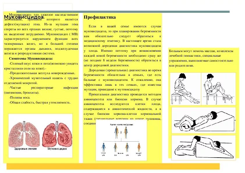Муковисцидоз типы. Муковисцидоз патогенез.
