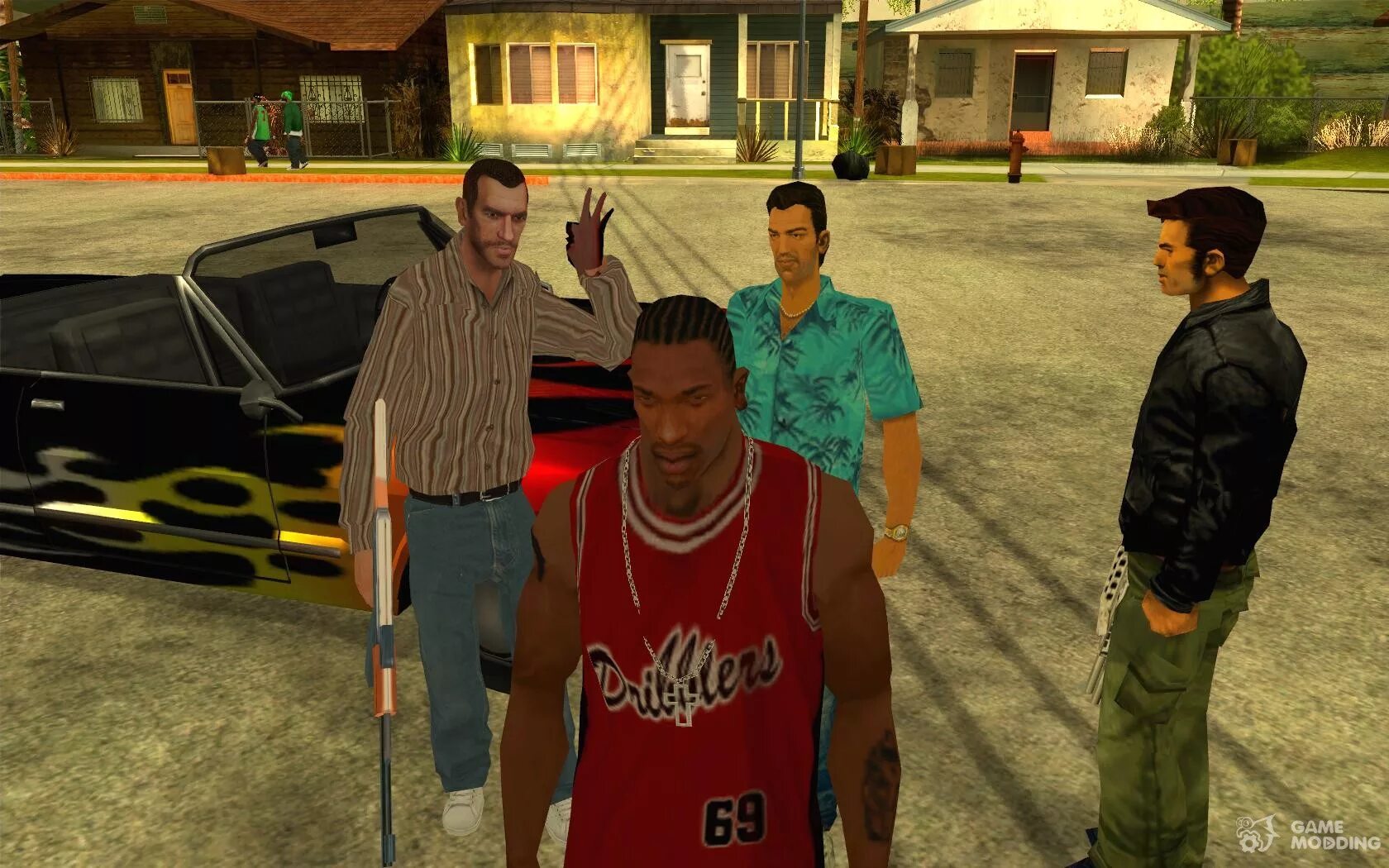 GTA San Andreas бригада. ГТА са бригада. GTA sa Mod бригада. ГТА Сан андреас v2.0. Non sa