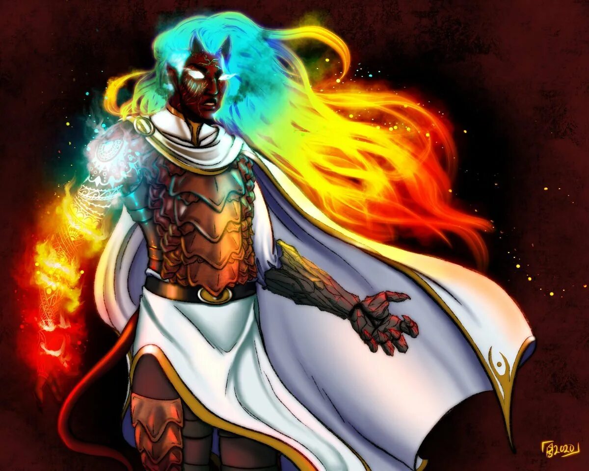 Заклинания жреца днд. Дженази (genasi). дженази днд. дженази паладин. огненный дженази днд.