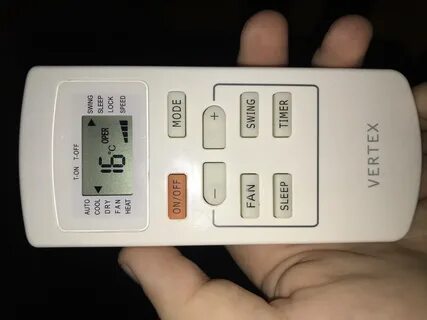 Пульт кондиционера хундай