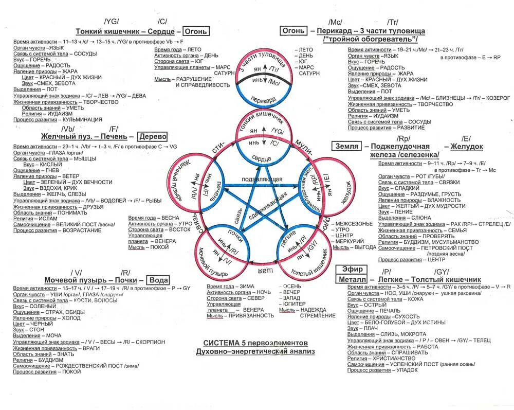 Китайская медицина органы. Система 5 элементов у-син. Схема у син. Теория первоэлементов у-син. Таблица элементов у син.