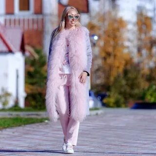 Пальто из ламы