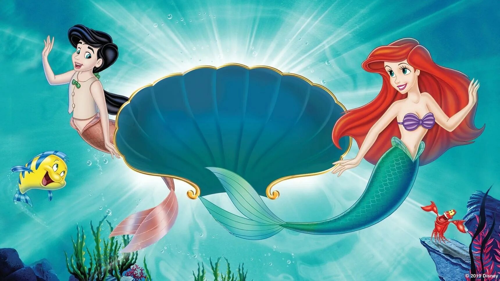 Дисней море. Русалка Ариэль 2. The little Mermaid II: Return to the Sea 2000.