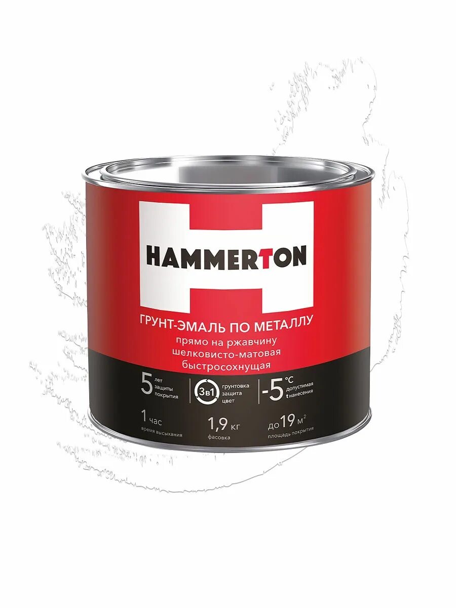 Чем разбавить грунт эмаль 3 в 1. Эмаль по ржавчине hammerton. грунт-эмаль по ржавчине hammerton 3 в 1 белый 1.9 кг 6 205539 цвет. грунт-эмаль по ржавчине hammerton. грунт эмаль по ржавчине 3 в 1 матовая.