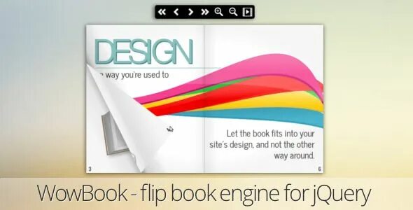 Flip demo. Flipbook js. jquery plugin pdf. the fitting book.