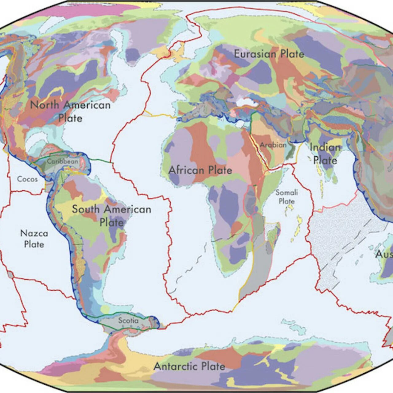 Тектонические плиты. Плиты земли. Литосферные плиты. Карта тектонических плит. Литосферные плиты землетрясения и вулканы