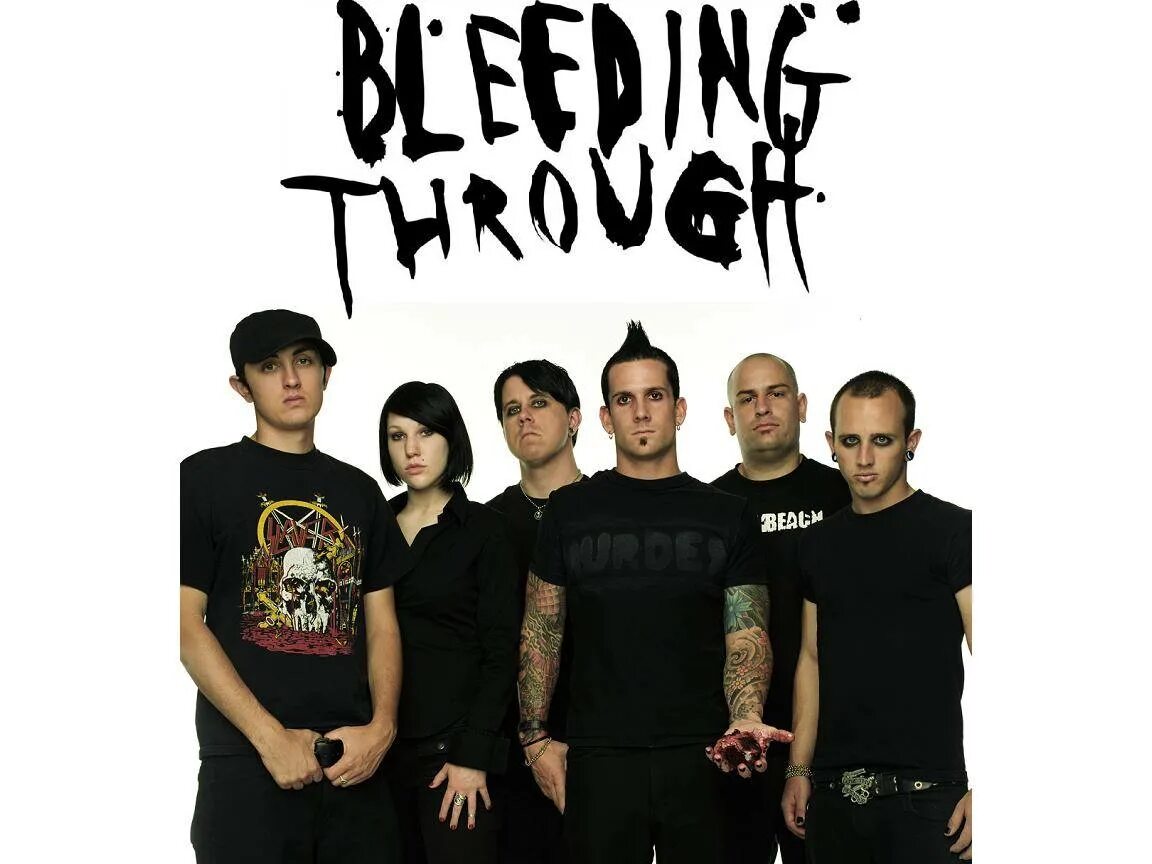 Bleeding through. Through группа. bleeding through band.