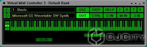 Virtual midi. Midi emulator.