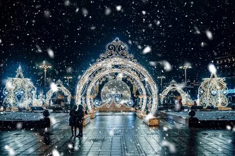 Красивые новогодние локации в москве 2023