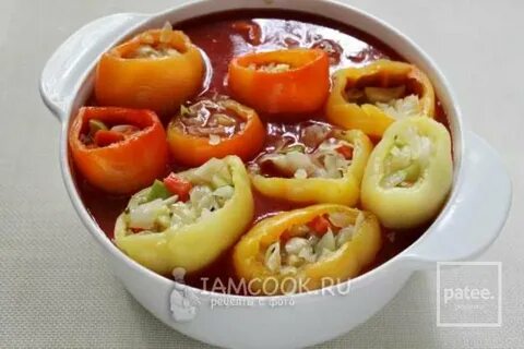 Фаршированный перец с мясом на зиму