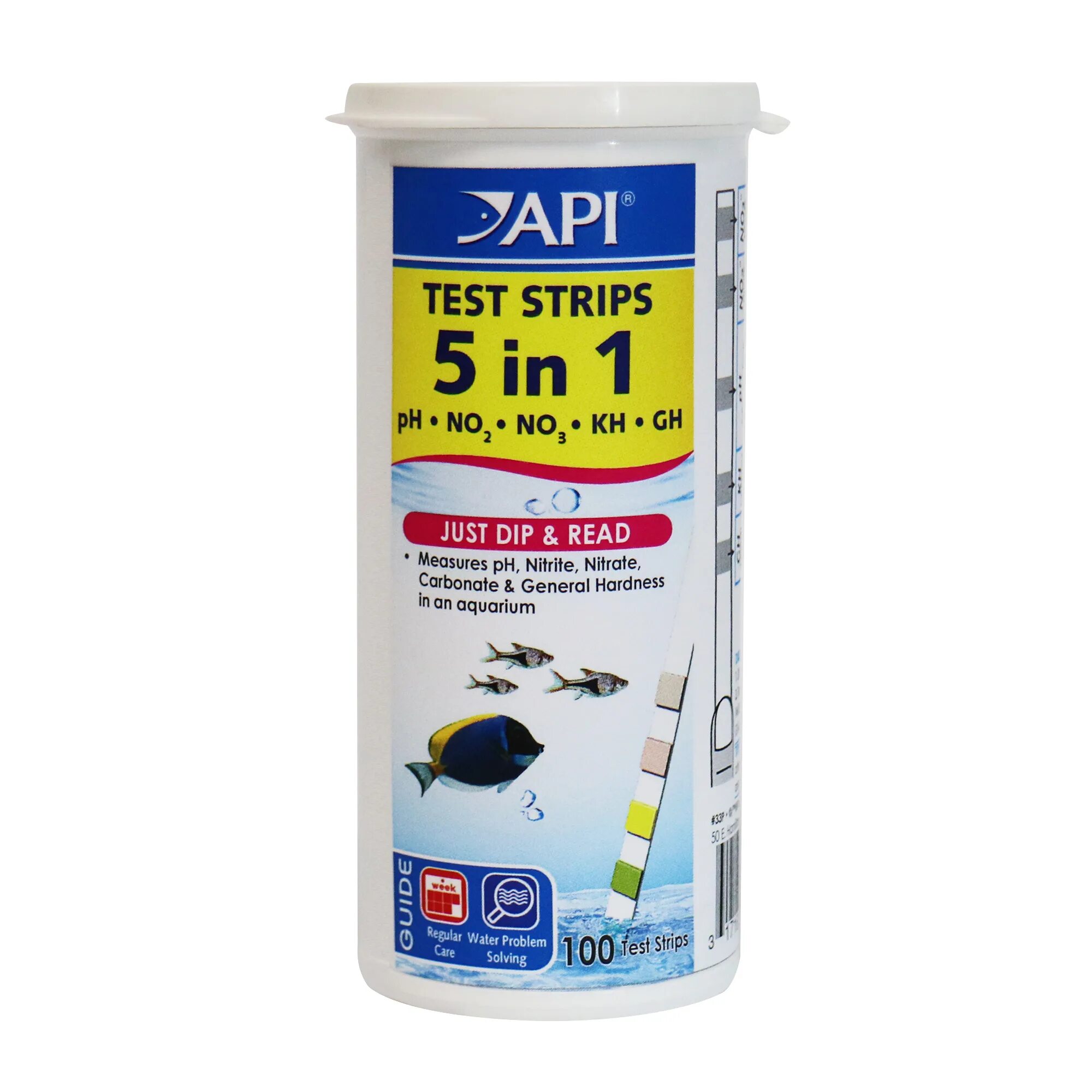 Тесты для аквариумной воды. Тест PH для аквариума. API 5in1 Aquarium Test strips. Тест-полоски API 5 in 1 Aquarium Test strips 25 шт. Анализ аквариумной воды