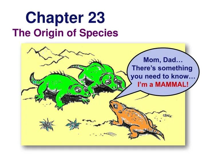 What is the origin of. The origin of species.