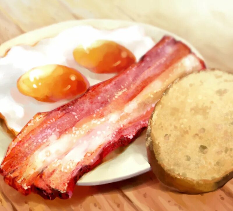 Bacon bread