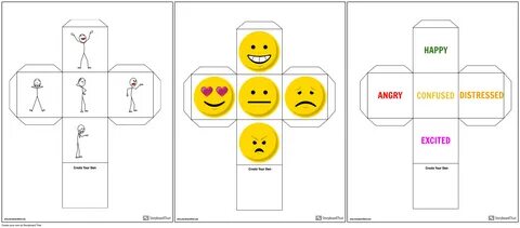 Emotion Cube Storyboard by business-template-maker.