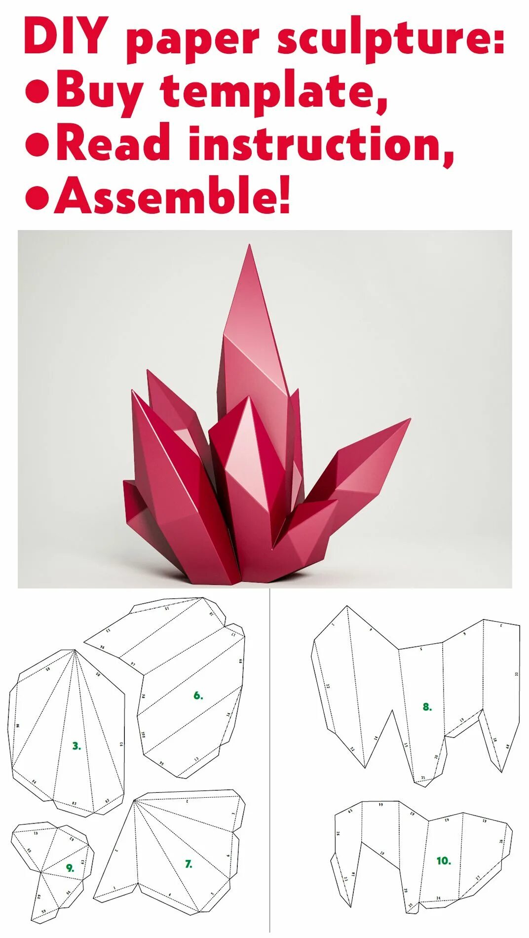Pin de Sandra Mersie en Crafty stuff ideas Diamante de papel, Papel de bricolaje