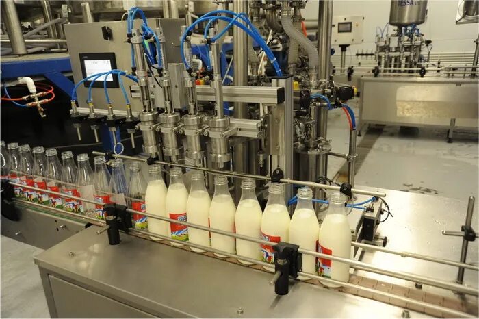 Разлив молока в бутылки. Оборудование молочного завода. Линия по разливу молока. Оборудование для молочного производства. Аппарат для розлива молока и молочных продуктов-.