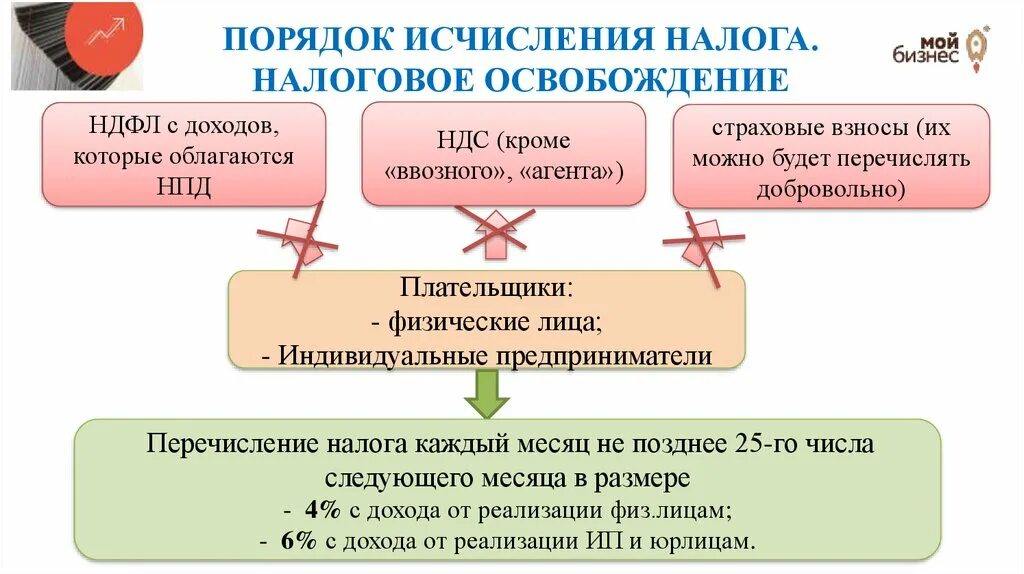 Освобождение ип от налогов. Налоговые освобождения. Физ лицо плательщик. Освобождение от налогов. Налог на профессиональный доход порядок исчисления.