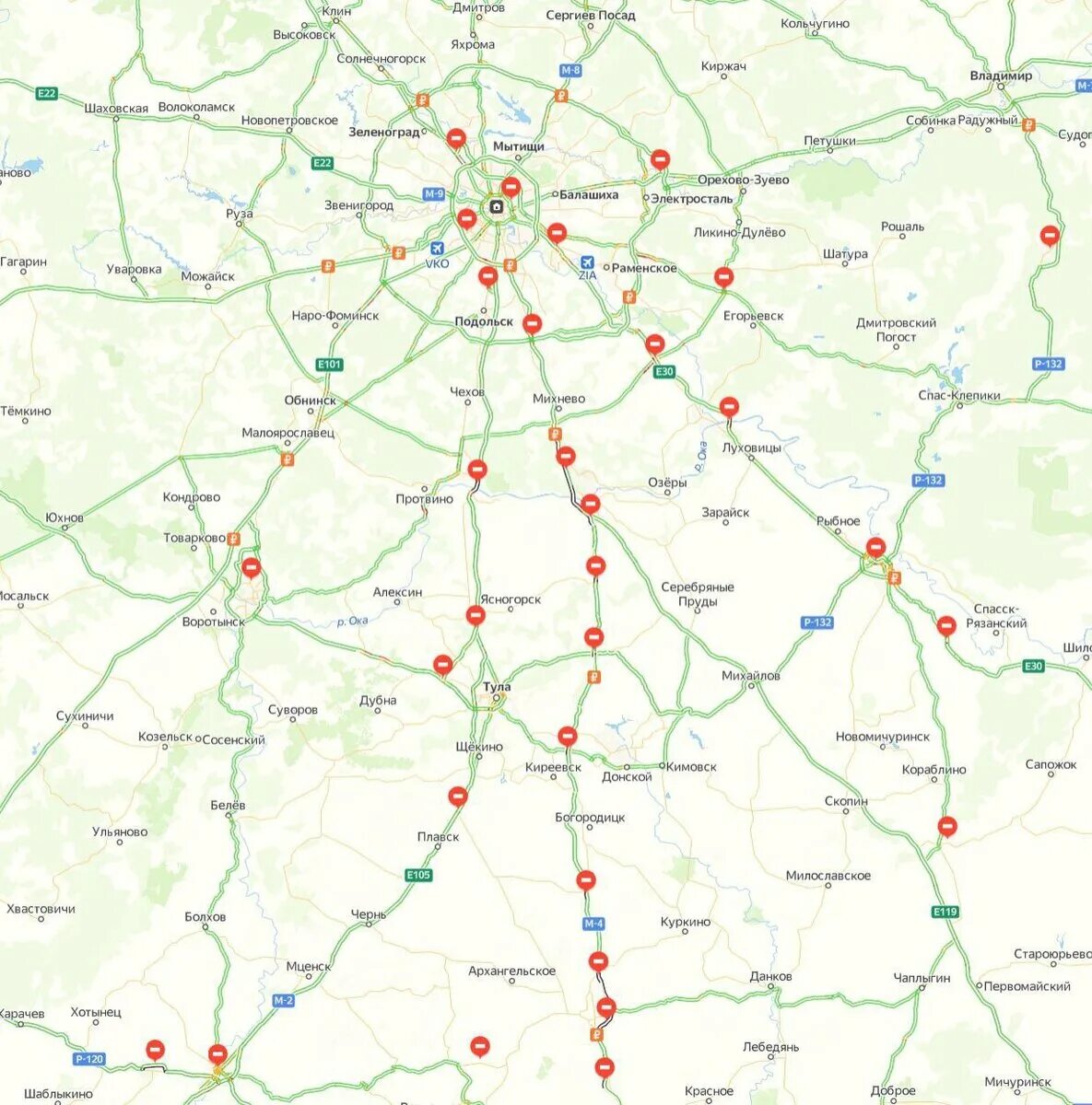 Схема дорог Москвы. Перекрытие автодороги. Трасса м2 Подмосковье. Карту автомобильных центральных дорог Москвы.