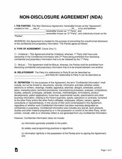 Agreement relating to the