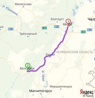 Златоуст магнитогорск расстояние