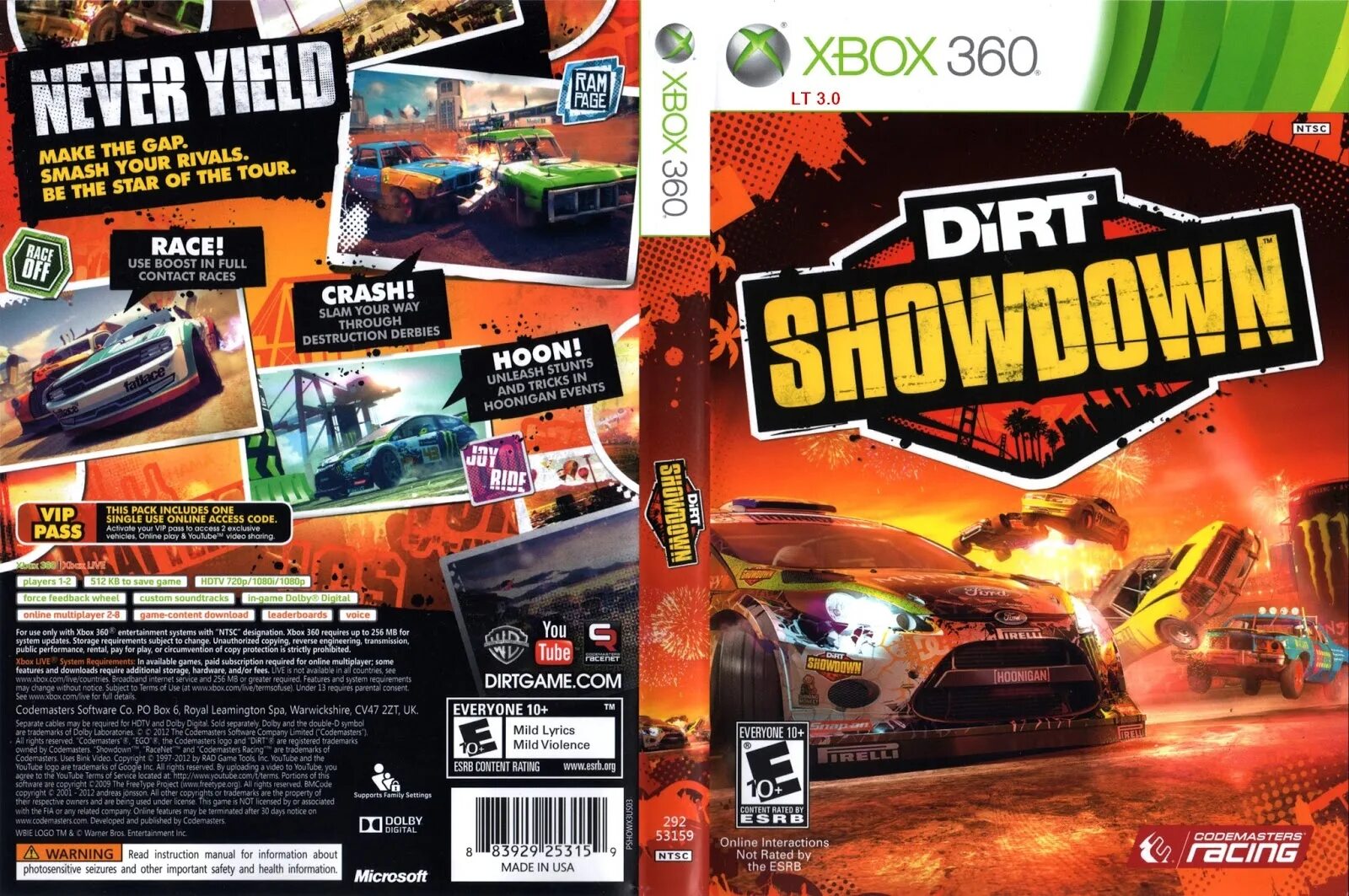 Dirt Showdown Xbox 360 русская версия. Xbox 360/one Dirt Showdown. Dirt Showdown Xbox 360 обложка. Dirt Showdown (ps3).