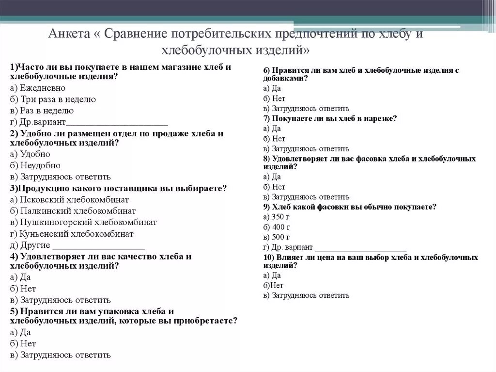 Тесты по теме товар. Анкета для опроса потребителей. Анкета опроса покупателей образец. Анкета для изучения покупательского спроса. Пример анкеты для опроса потребителей.