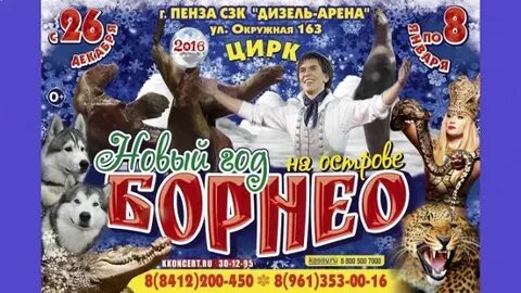 Билеты цирк пенза