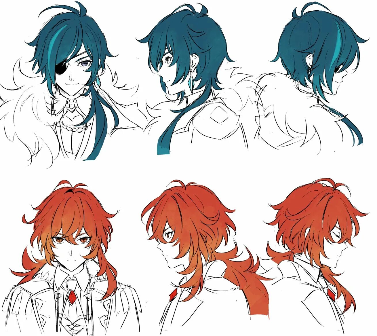 кэцин геншин. геншин инпак персонажи. кейя геншин импакт референс. Ganyu genshin. волосы персонажей геншин импакт.