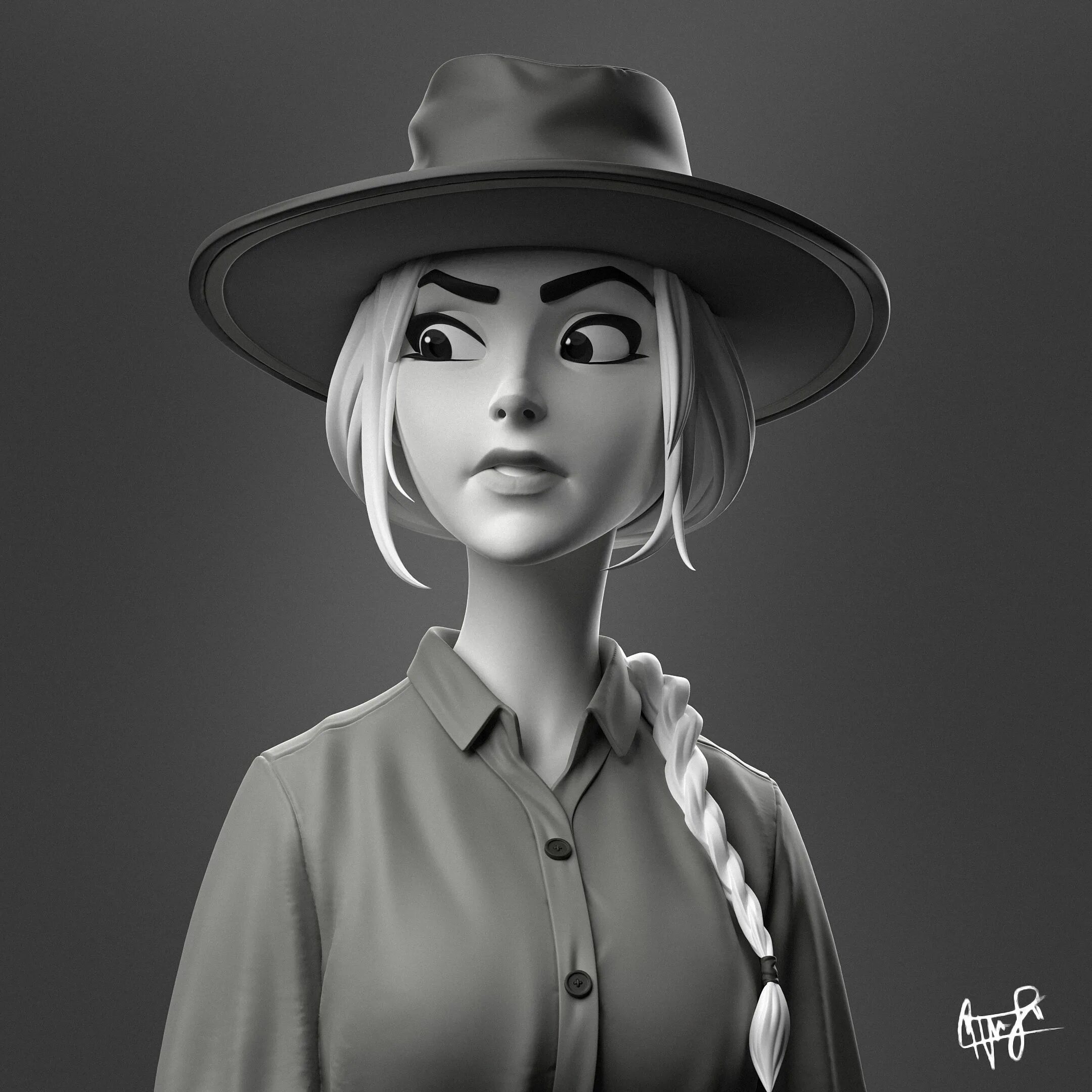 Blender 3d character