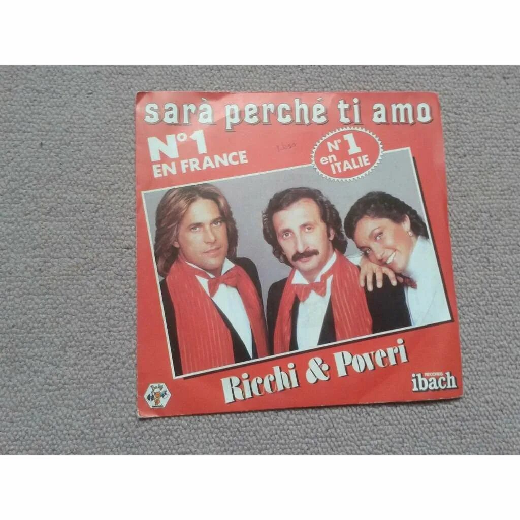 Sarà perché ti amo перевод. Sarà perché ti amo обложка. Ricchi e Poveri Sara perche ti amo фото. Песня Ricchi e Poveri-Sara perche ti amo. Советская пластинка Ричи и повери.