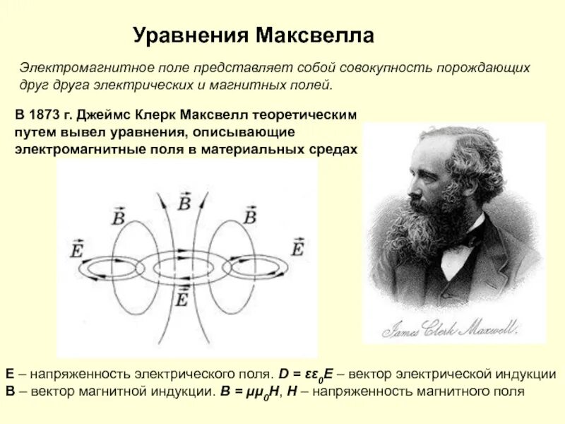 Ученый создавший теорию электромагнитного поля